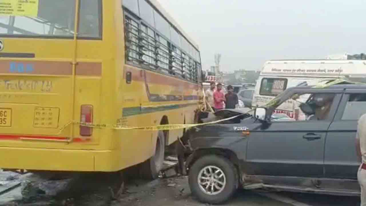 రాంగ్ రూట్లో బస్సు.. ఆరుగురు దుర్మరణం