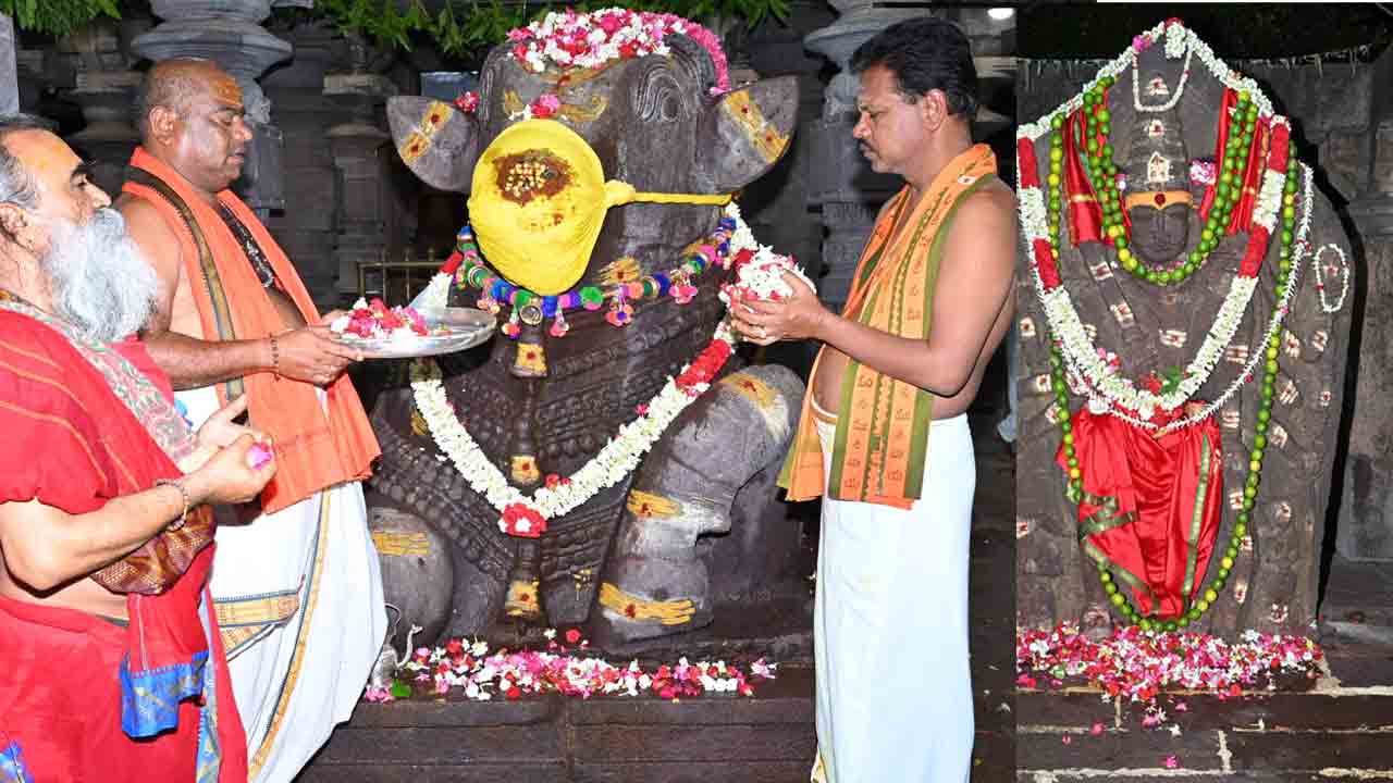 Srisailam | శ్రీశైలంలో శ్రీ సుబ్రహ్మణస్వామికి విశేష అభిషేకం