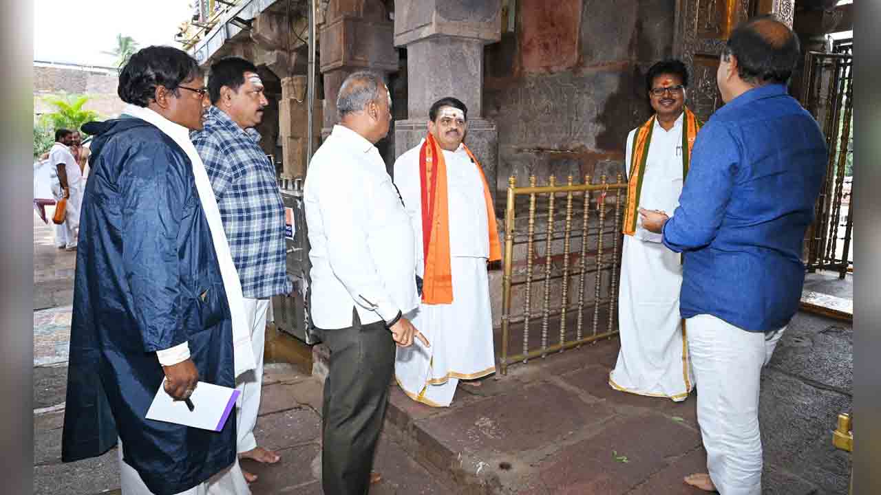 Srisailam | శ్రీశైల ప్రాచీన కట్టడాల పరిరక్షణకు చర్యలు తీసుకోవాలి.. ఏపీ దేవాదాయశాఖ స్థపతి పరమేశప్ప హితవు