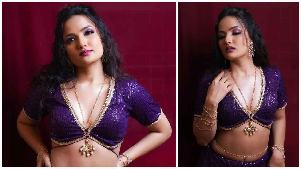 Siri Hanumanth | పర్పుల్ కలర్ డ్రెస్‌లో బిగ్‌బాస్‌ బ్యూటీ సిరి పరువాల జాతర..