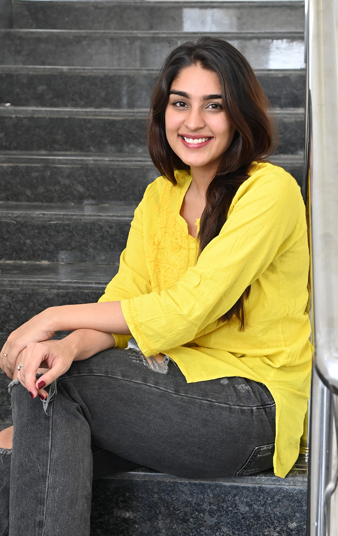 Yukti Thareja At Rangabali Movie Interview Photos