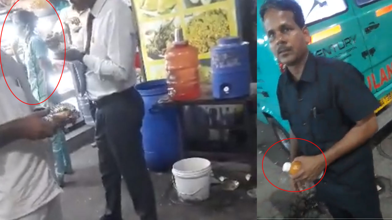 Hyderabad | సైర‌న్ మోగడంతో ట్రాఫిక్‌ క్లియర్‌ చేసిన పోలీసులు.. సిగ్న‌ల్ దాటాక అంబులెన్స్ ఆపి బ‌జ్జీలు కొన్న డ్రైవర్‌