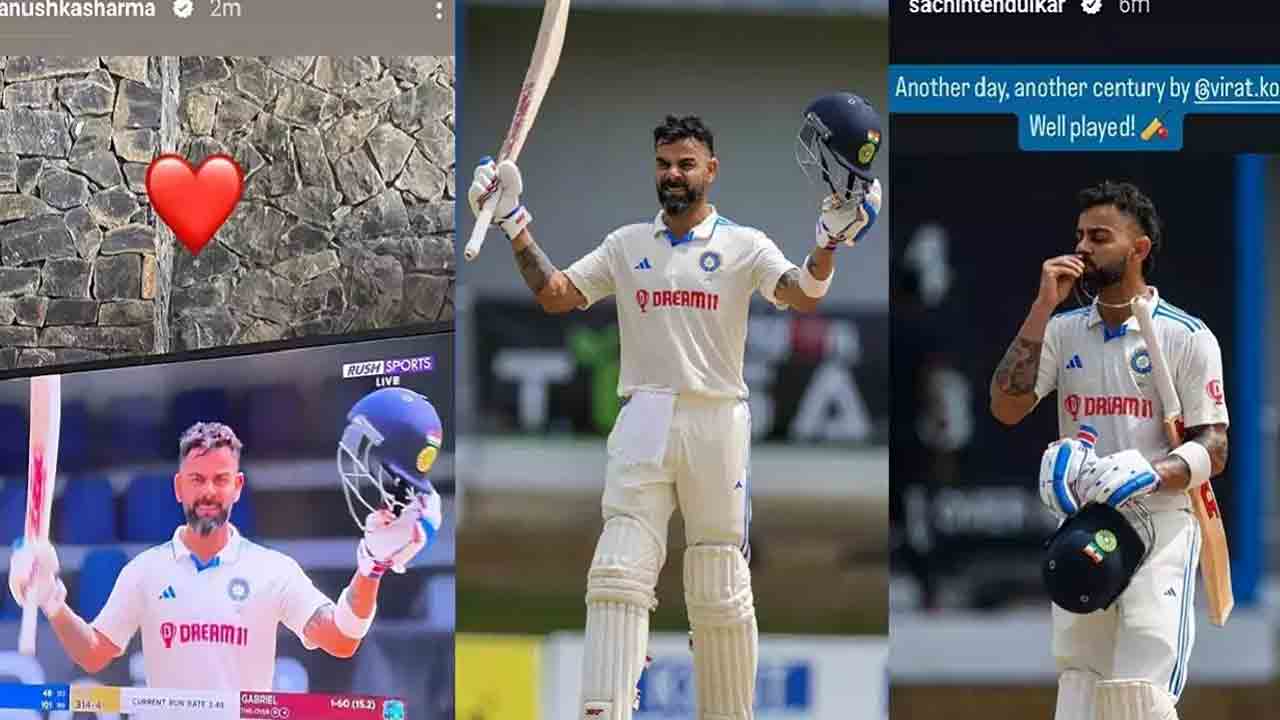 Virat Kohli 76th Ton | విరాట్‌ క్లాసిక్‌ సెంచరీ.. అనుష్క, సచిన్ ఇన్‌స్టా పోస్టు వైర‌ల్‌