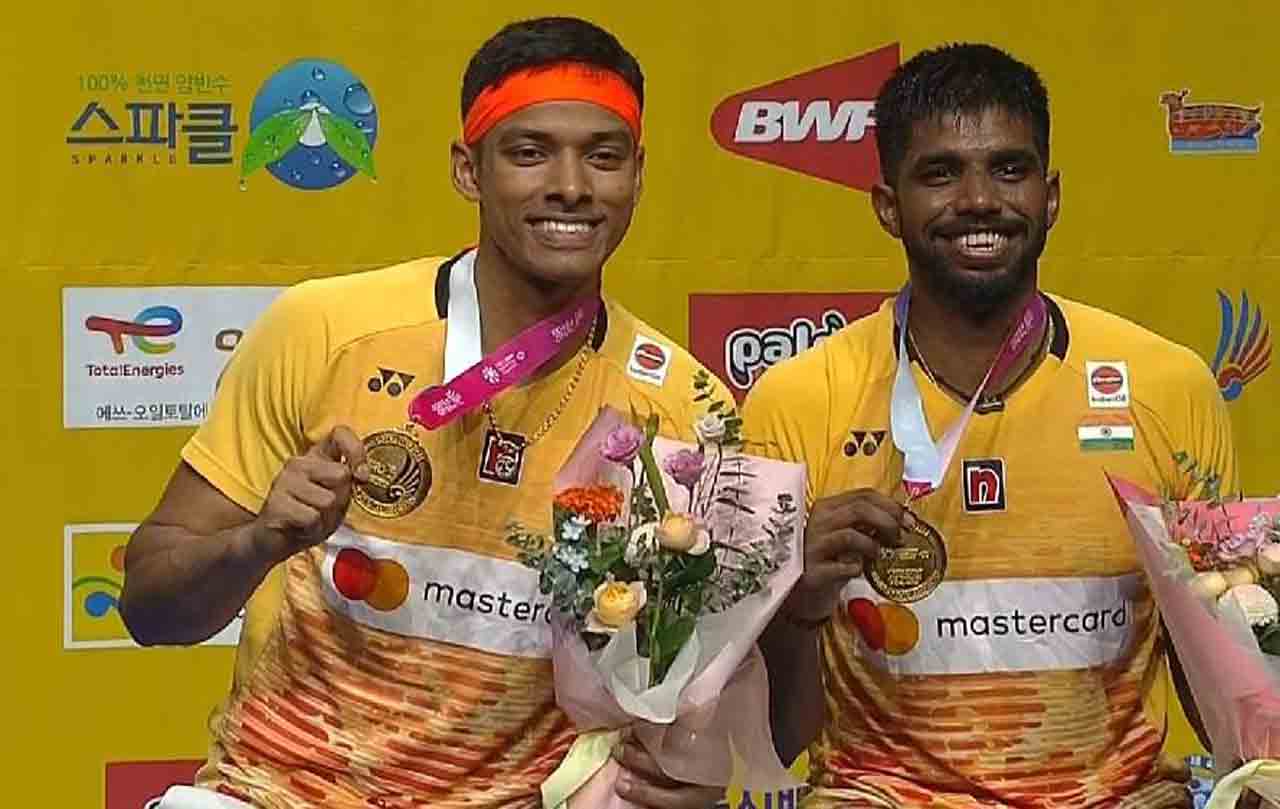 Korea Open 2023 | వ‌ర‌ల్డ్ నంబ‌ర్ 1 జోడీకి షాకిచ్చి.. టైటిల్ విజేత‌గా నిలిచిన‌ సాత్విక్ – చిరాగ్ జోడీ