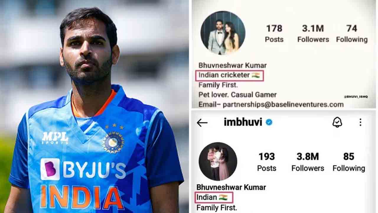 Bhuvneshwar Kumar | ఇన్‌స్టా బ‌యోలో ‘క్రికెట‌ర్’ ప‌దాన్ని తొల‌గించిన భువీ.. రిటైర్మెంట్ హింట్ ఇస్తున్నాడా..?
