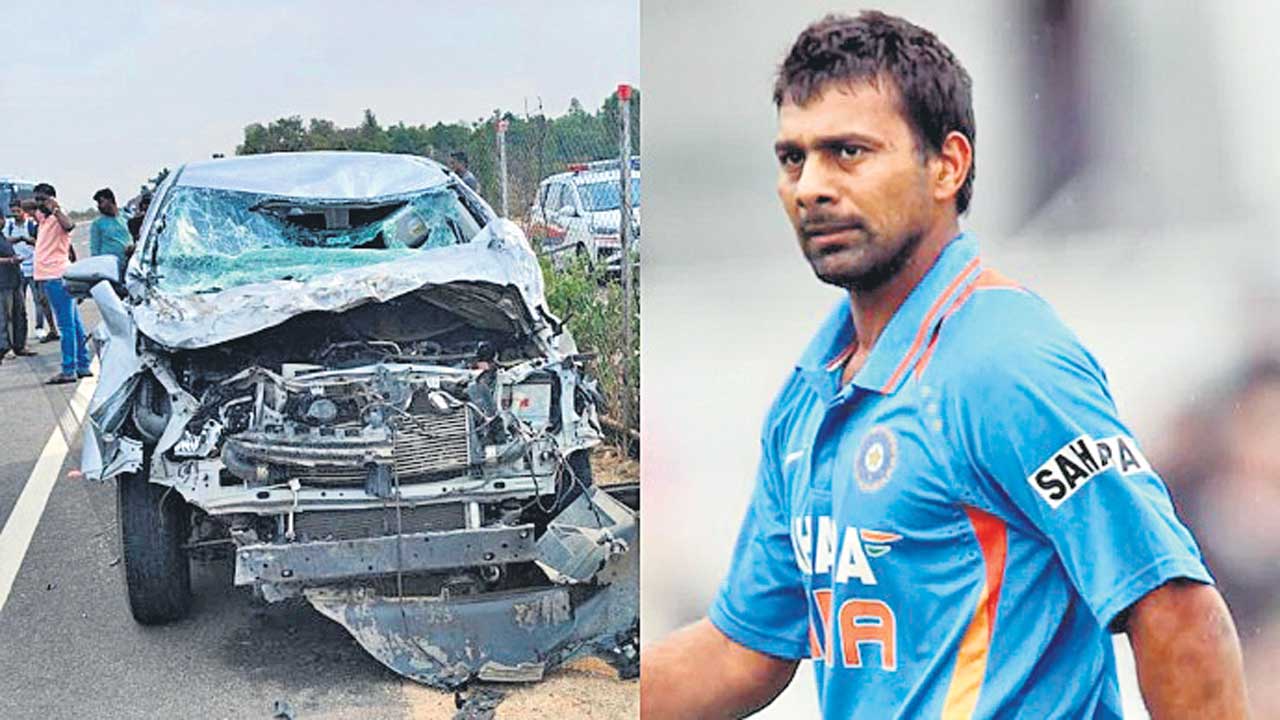 ప్రవీణ్‌ కుమార్‌ కారుకు ప్రమాదం