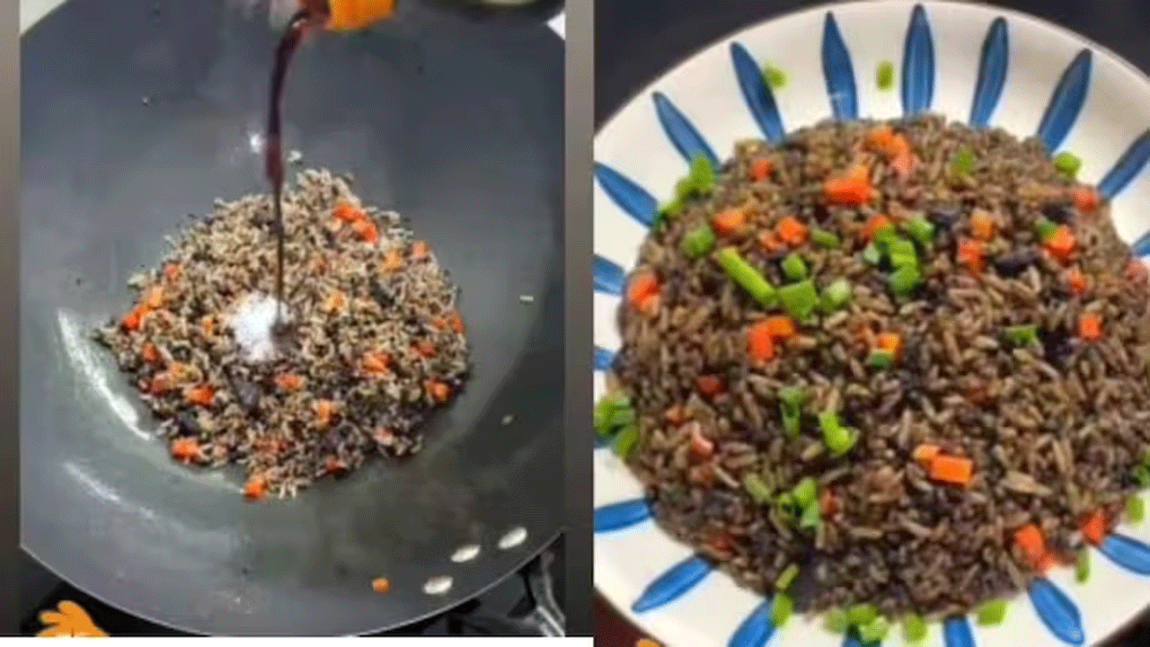 Viral Video | వెరైటీ ఫుడ్ కాంబో : ఓరియో, వెజిట‌బుల్స్‌తో ఫ్రైడ్ రైస్