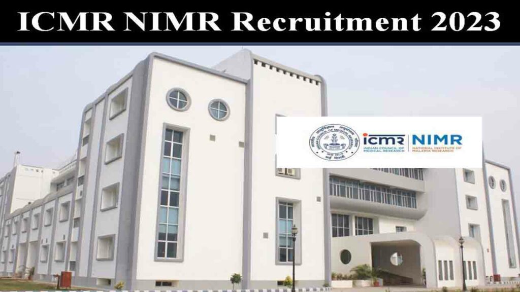 Icmr Nimr