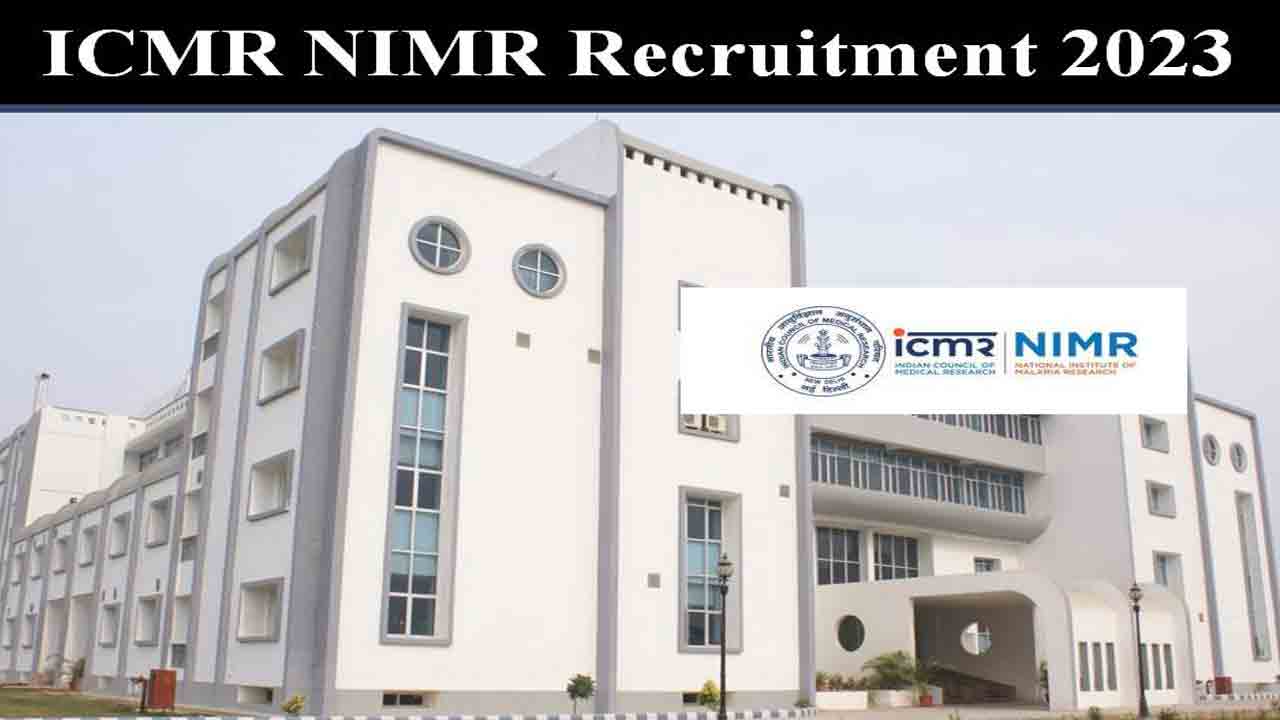 ICMR-NIMR Recruitment | రూ. ల‌క్ష జీతంతో.. ఎన్‌ఐఎంఆర్‌లో టెక్నికల్‌ అసిస్టెంట్ పోస్టులు