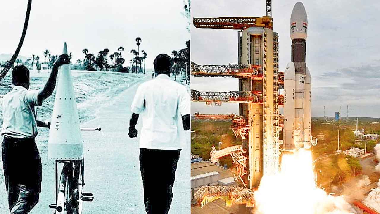 ISRO |  నాడు సైకిళ్లపై రాకెట్లు.. నేడు చందమామపైనే ప్రయోగాలు.. ఇదీ ఇస్రో ఘన చరిత్ర!