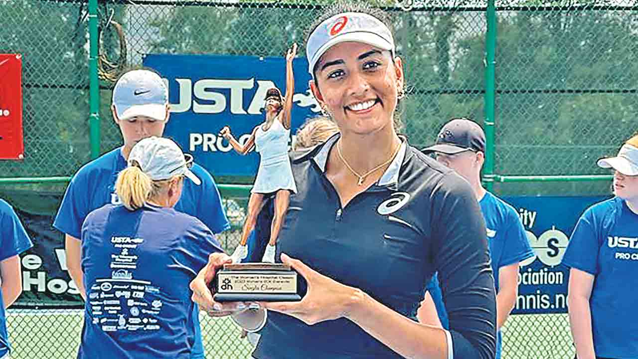 Karman Kaur Thandi | కర్మన్‌కు ఐటీఎఫ్‌ టైటిల్‌