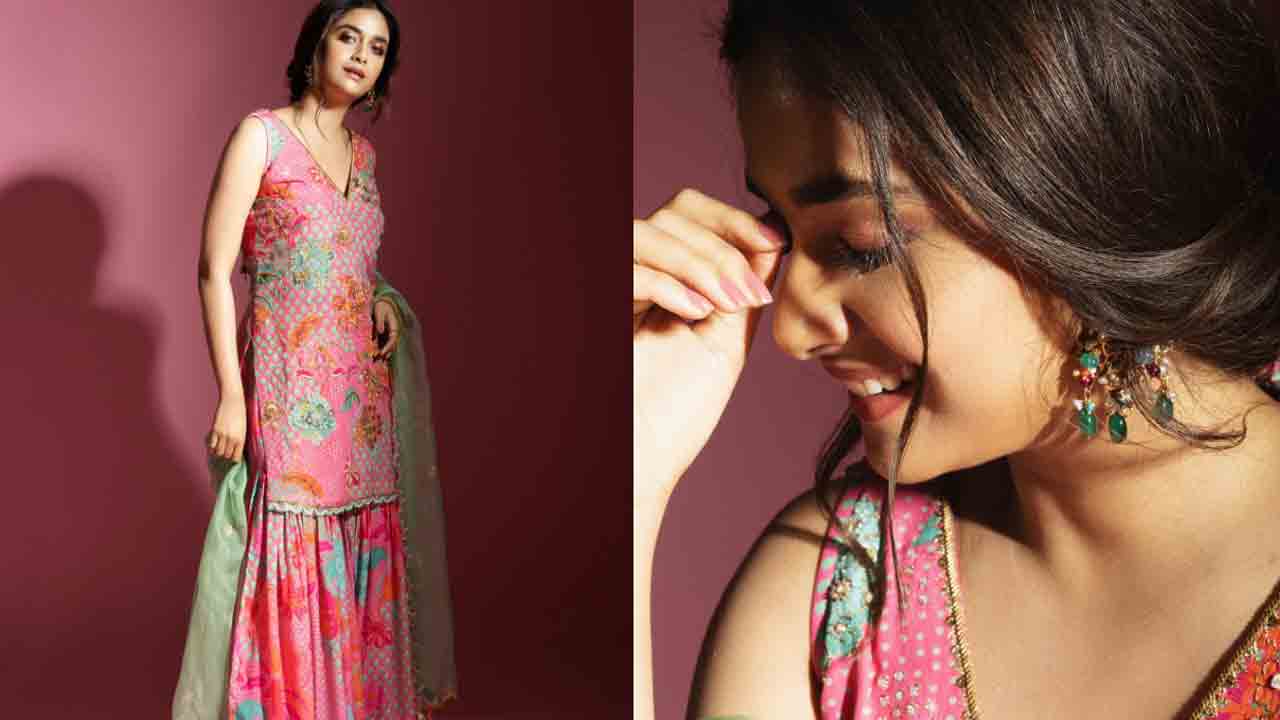 Keerthy Suresh | దేశీ బార్బీ లుక్‌లో కీర్తి సురేష్.. ఫోటోలు వైర‌ల్