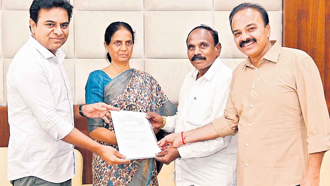 మంత్రి కేటీఆర్‌కు ధన్యవాదాలు