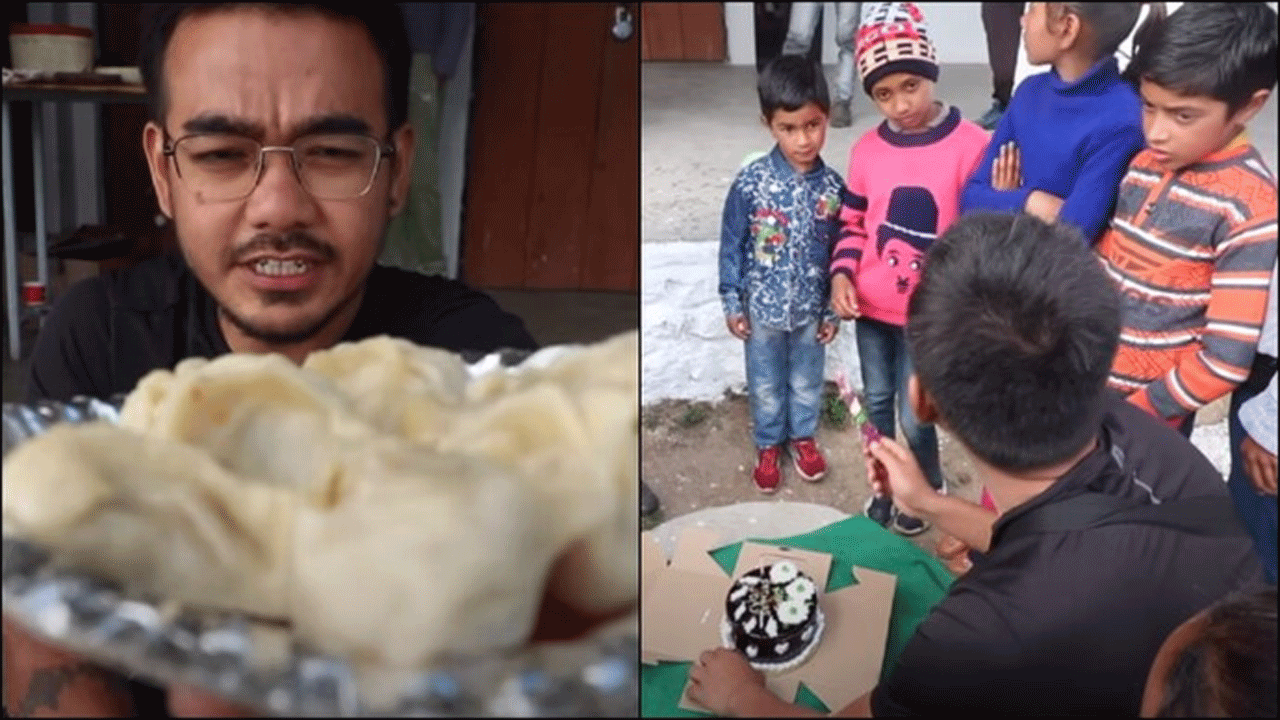 Viral Video | గ్రామ‌స్తులందరికీ మోమోస్‌తో యూట్యూబ‌ర్ విందు