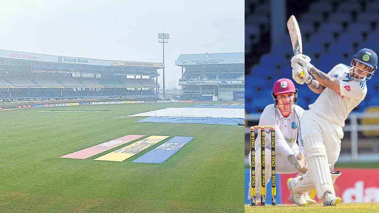 IND VS WI 2nd Test | వరుణుడి ఆటంకంతో ఐదో రోజు ఆట రద్దు