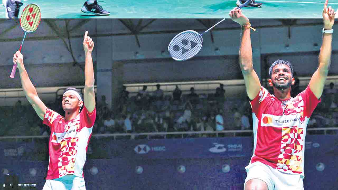 Korea Open 2023 | కొరియా ఓపెన్‌ టైటిల్‌కు అడుగు దూరంలో సాత్విక్‌ జోడీ