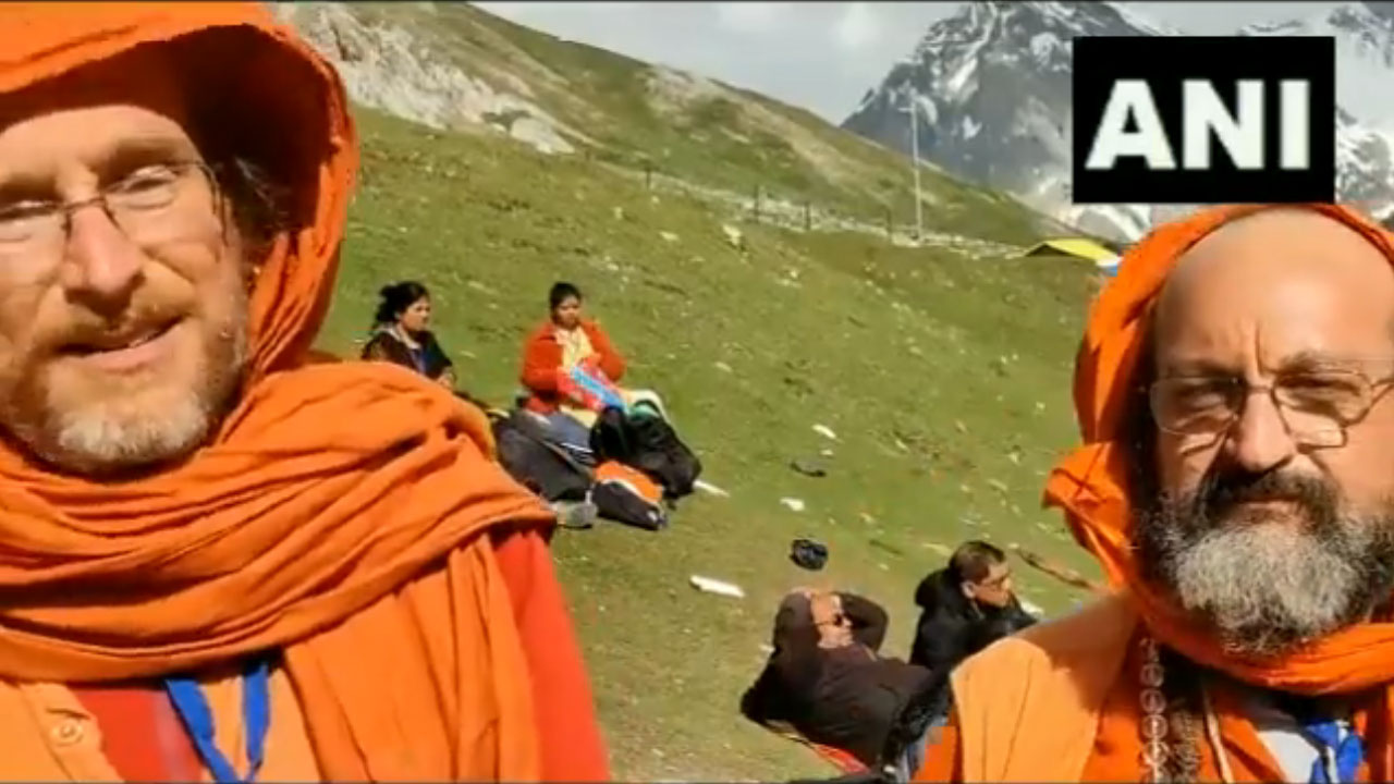 Amarnath Yatra: అమ‌ర్‌నాథ్ యాత్ర చేప‌ట్టిన ఇద్ద‌రు అమెరిక‌న్లు