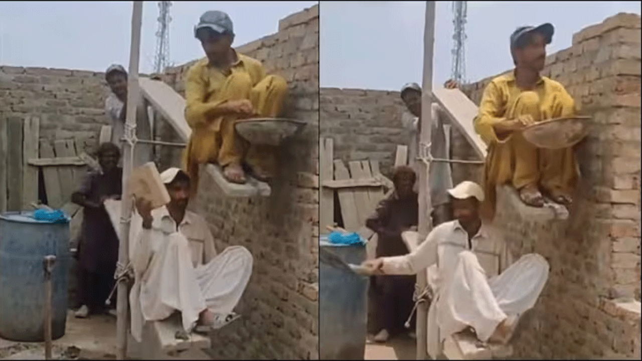 Viral Video | ఈ దేశీ టెక్నిక్‌తో నిమిషాల్లో గోడ క‌ట్టేశారు..!