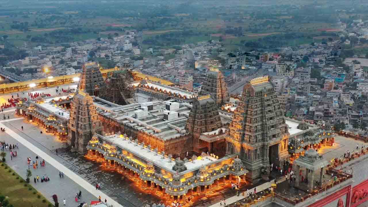 Yadagirigutta | యాదాద్రి లక్ష్మీనరసింహ స్వామి 21 రోజుల ఆదాయం ఎంతంటే ..?
