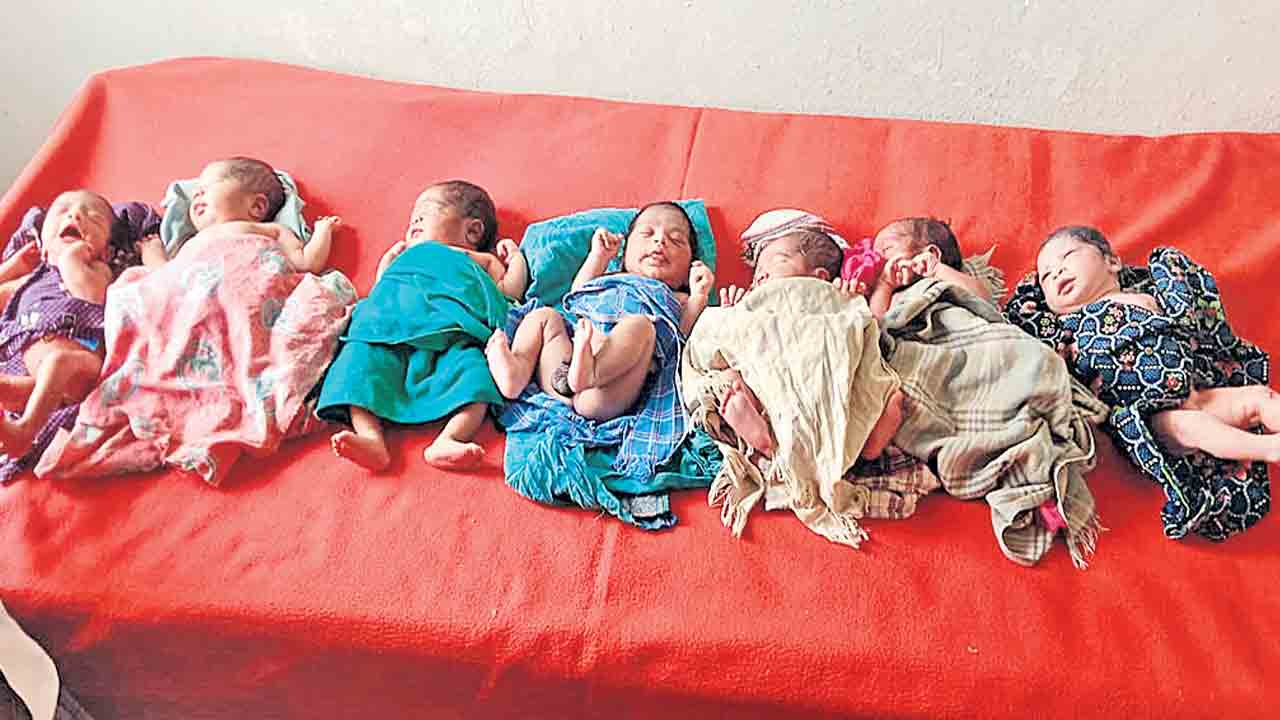 24 గంటల్లో 8 సాధారణ కాన్పులు