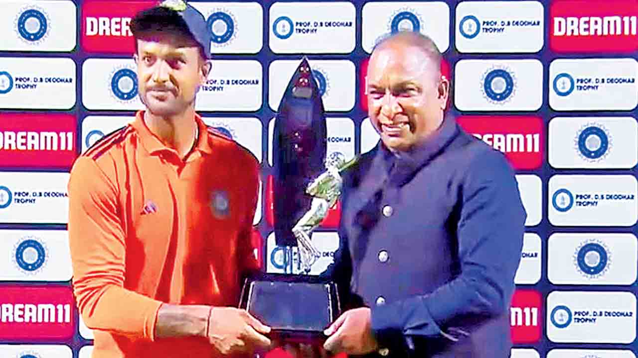 Deodhar Trophy | దేవ్ధర్ ట్రోఫీలో వరుసగా 9వ సారి విజేతగా నిలిచిన సౌత్జోన్