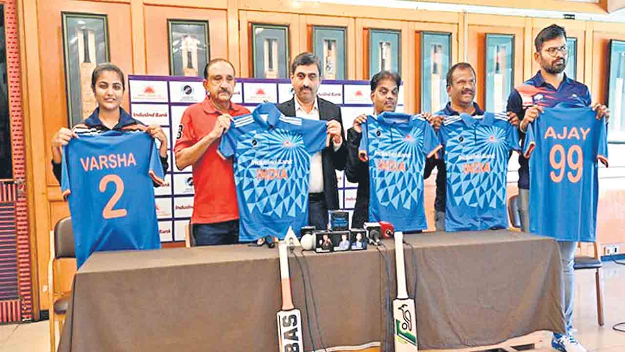 ఐబీఎస్‌ఏ వరల్డ్‌ గేమ్స్‌లో భారత పురుషుల క్రికెట్‌ జట్టు కెప్టెన్‌గా అజయ్‌