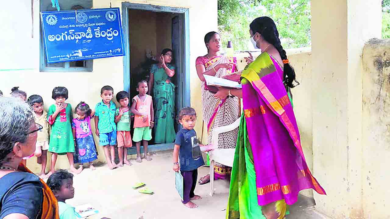 అంగన్‌వాడీ సెంటర్లకు సన్న బియ్యం