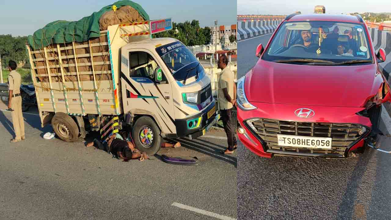 టైరు మారుస్తుండగా ఘోరం