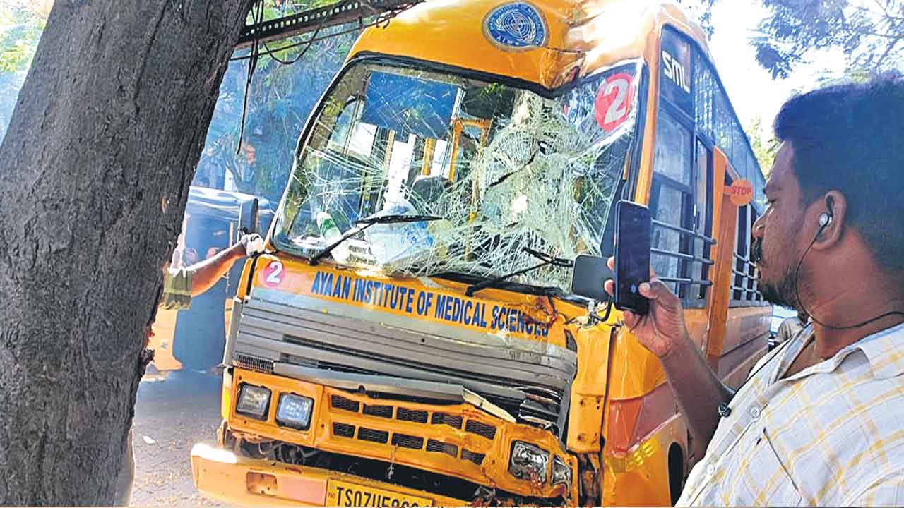 మినీ బస్సు బీభత్సం