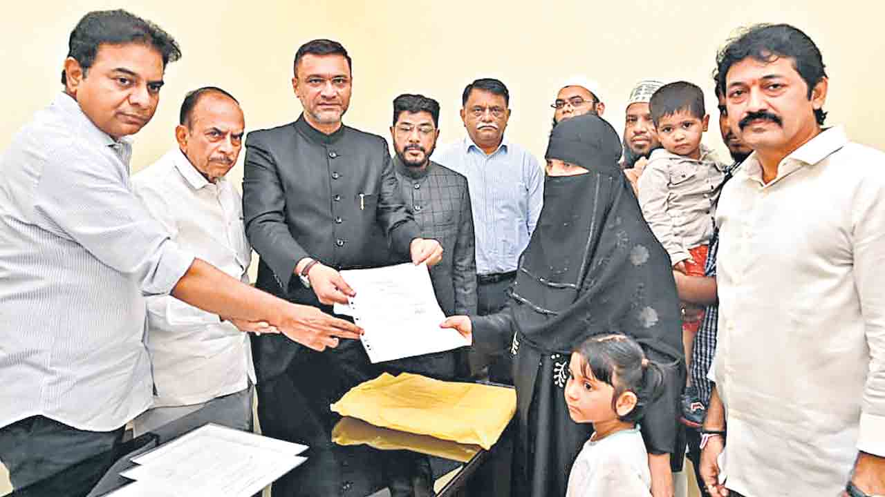 సైఫుద్దీన్‌ కుటుంబానికి 6 లక్షల సాయం