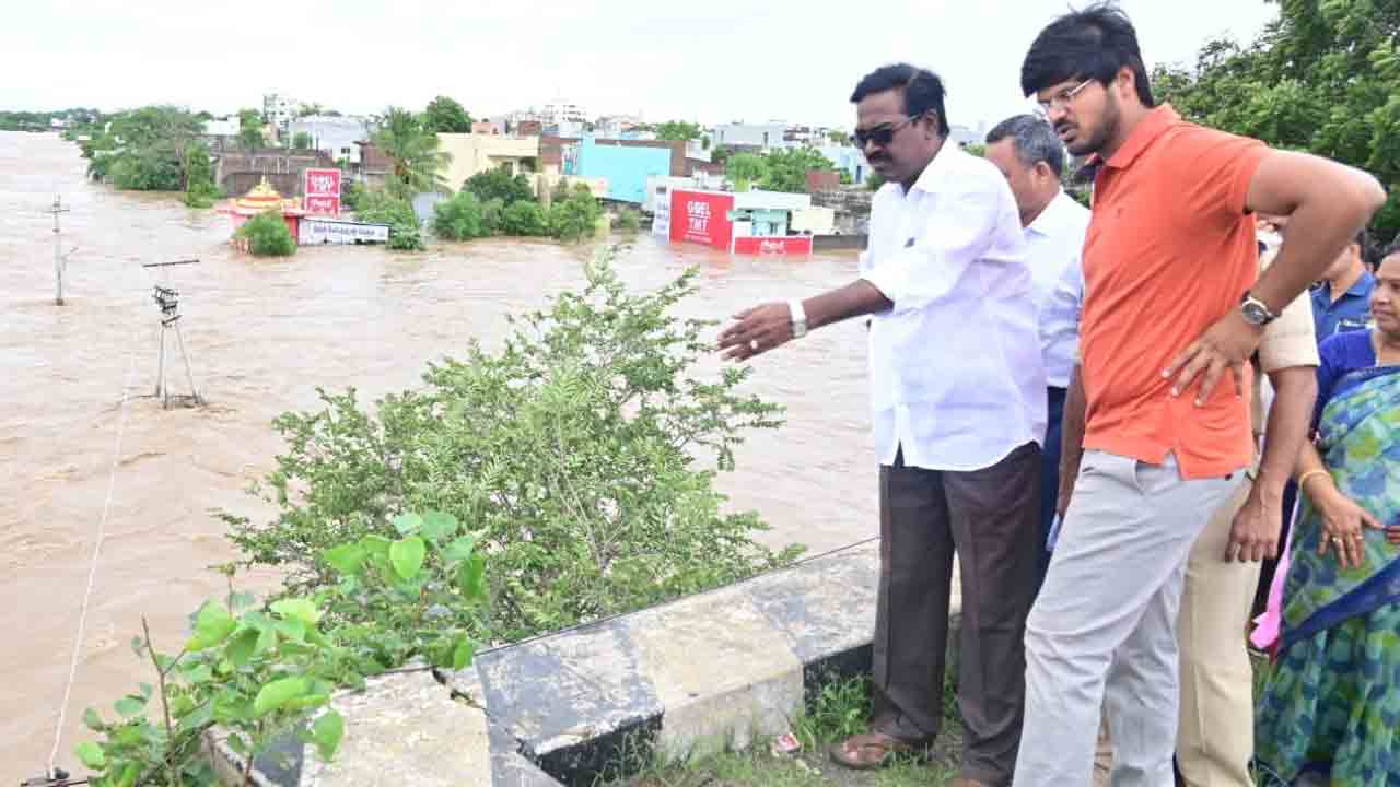 మున్నేరు వరద నివారణకు శాశ్వత పరిష్కారం