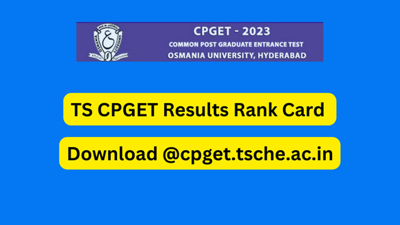 CPGET results | సీపీగెట్‌ ఫలితాలు విడుదల.. క్వాలిఫై అయిన 93.42 శాతం అభ్యర్థులు