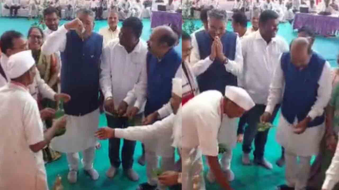 Watch: మద్యాన్ని చూసి ఆగలేకపోయిన బీజేపీ మంత్రి.. ఆయన ఏం చేశారంటే?