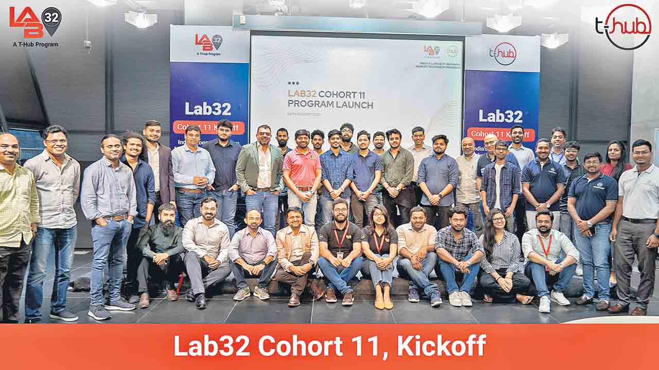 టీ-హబ్‌లో 11వ విడత ల్యాబ్‌-32