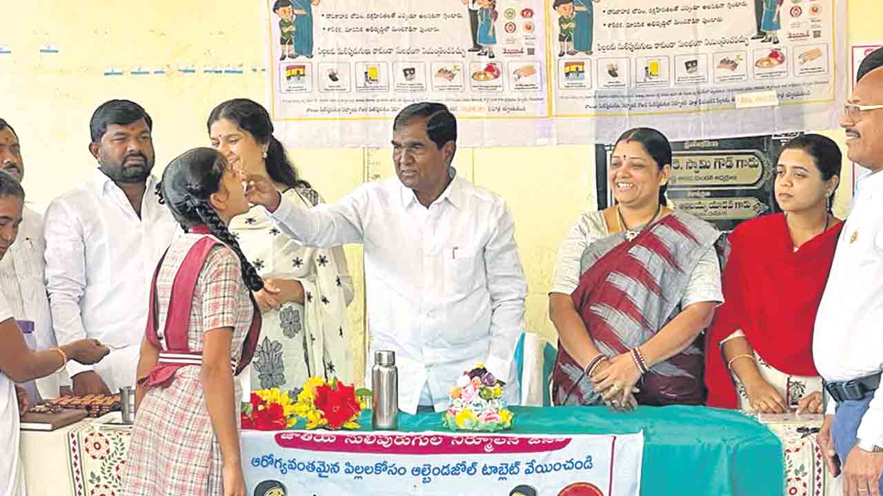నులిపురుగుల నివారణతో ఆరోగ్యం