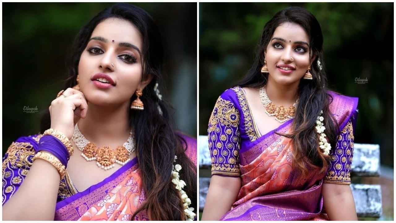 Malavika Menon | చీర‌క‌ట్టులో మురిపిస్తున్న‌ మాళవిక మీనన్..