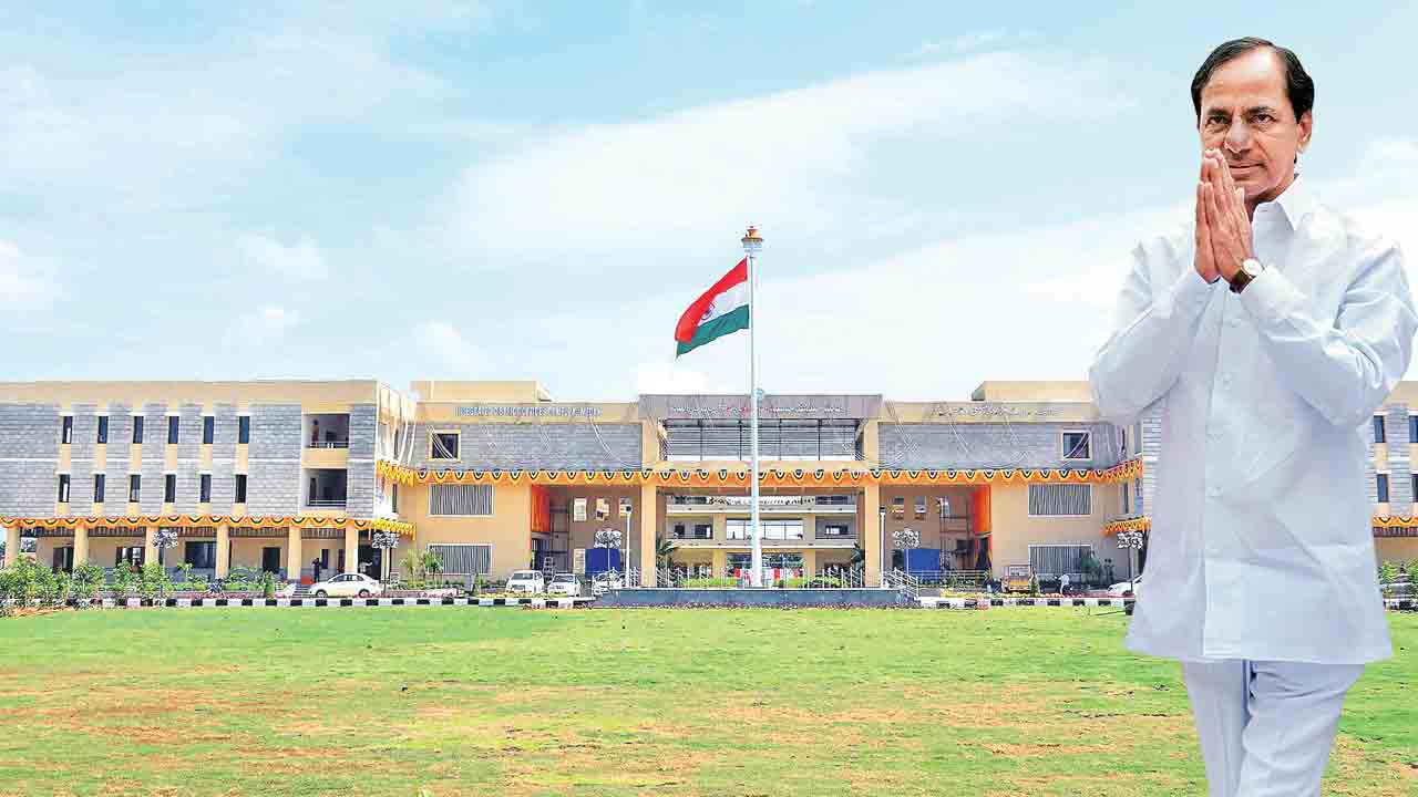 ముస్తాబైన మెదక్‌ కలెక్టరేట్‌