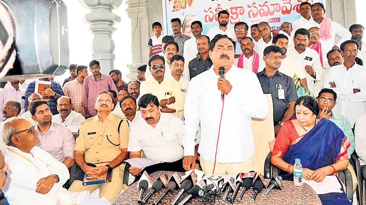 CM KCR | వచ్చే నెల 4న వల్మిడికి రానున్న సీఎం కేసీఆర్‌ : మంత్రి ఎర్రబెల్లి