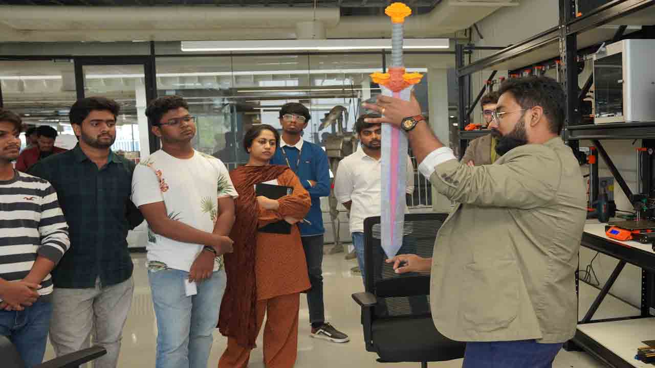 టీ వర్క్స్‌లో 3డీ ప్రింటింగ్‌పై ఇంటర్న్‌షిప్‌