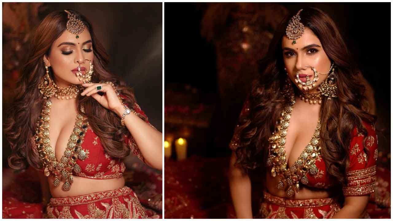 Neha Malik | ట్రెడిష‌న‌ల్ డ్రెస్‌లో నేహా మాలిక్ అందాల విందు..