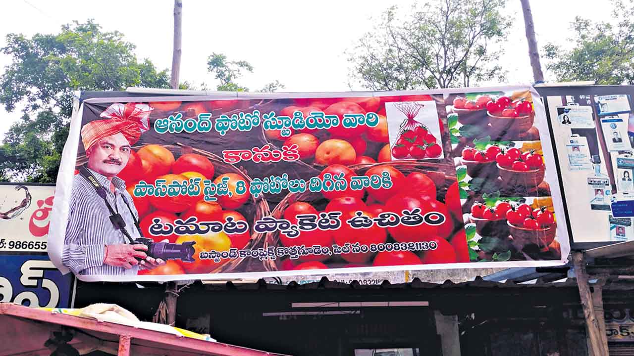 Tomato | ఉచితంగా టమాటాలు.. కొత్తగూడెం ఫొటోగ్రాఫర్‌ బంపర్‌ ఆఫర్‌