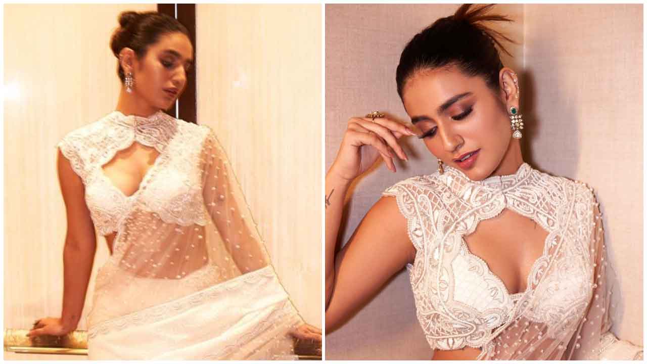 Priya Prakash Varrier | వైట్ కలర్ డ్రెస్‌లో పరువాలు ఒలకబోస్తున్న ప్రియా ప్రకాష్ వారియర్..