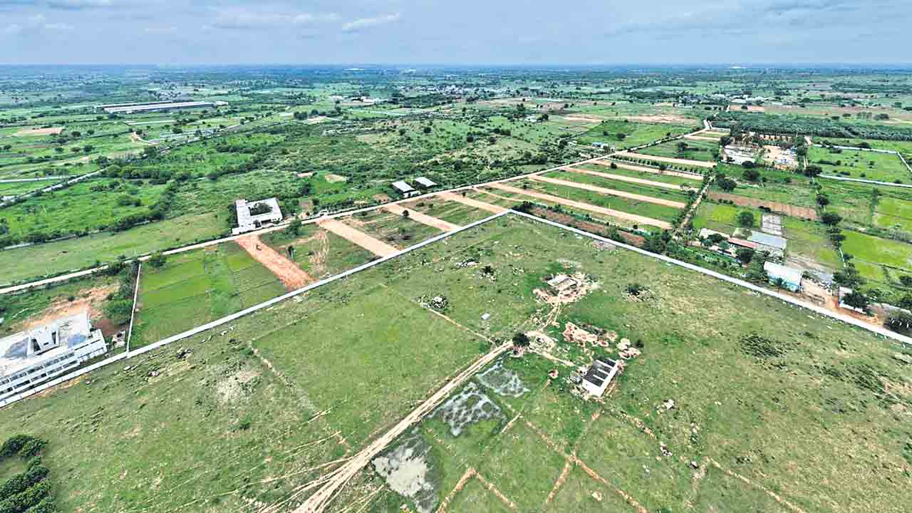 50 ప్లాట్లు .. 33 కోట్లు