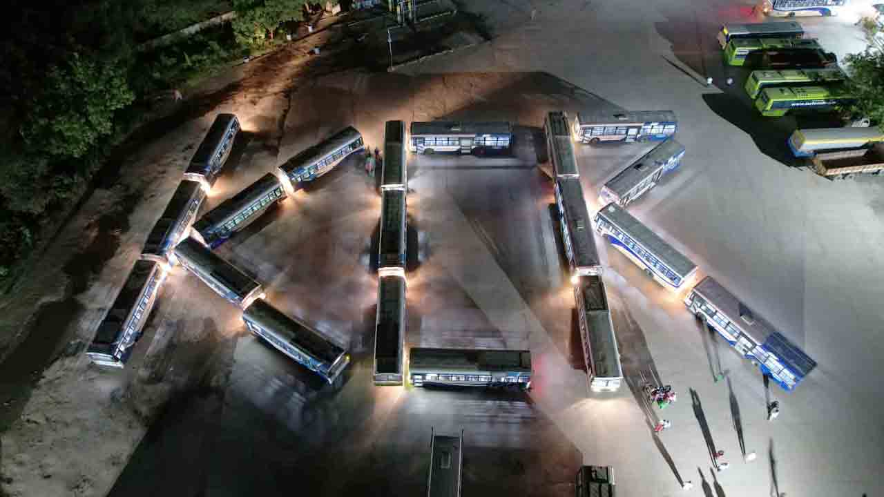 TS RTC | సీఎం కేసీఆర్‌కు వినూత్నంగా కృతజ్ఞతలు తెలిపిన ఆర్టీసీ సిబ్బంది