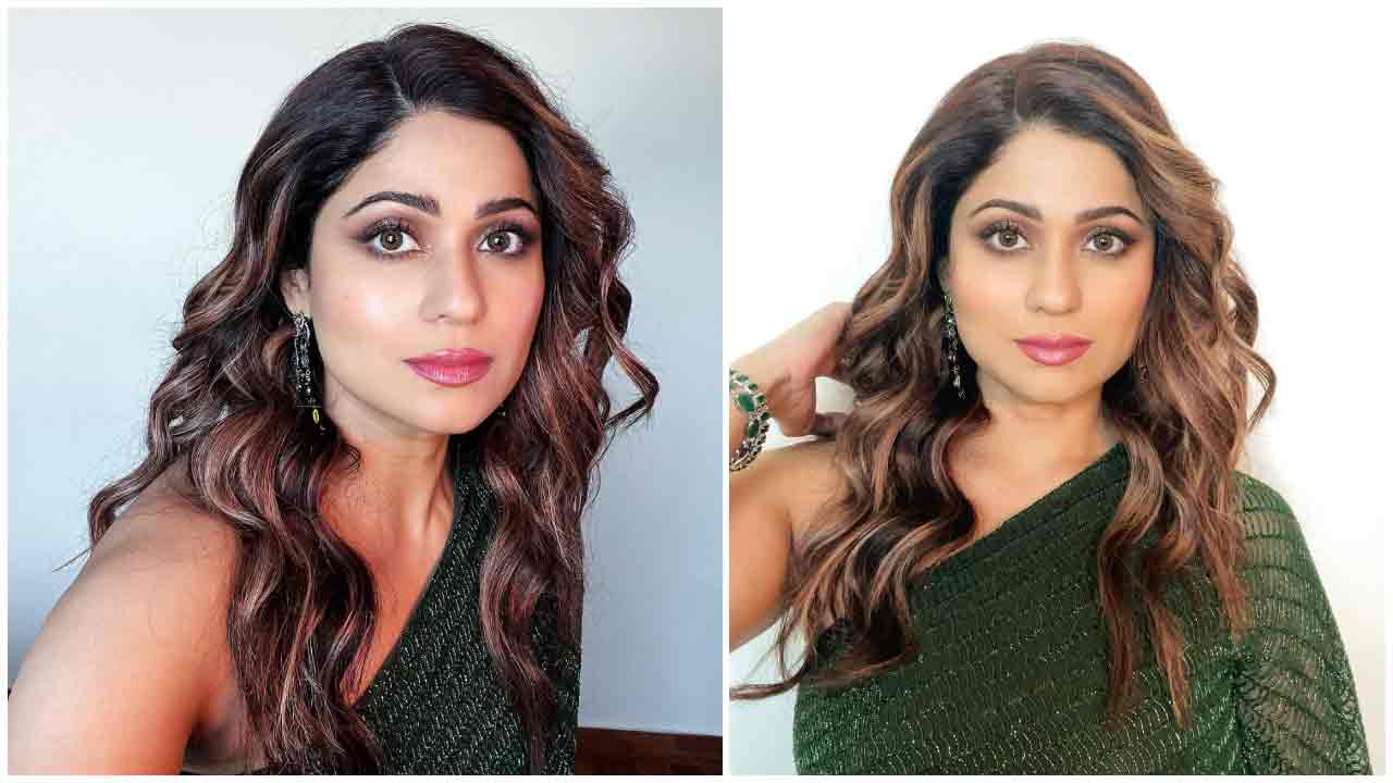 Shamita Shetty | గ్రీన్ కలర్ డ్రెస్‌లో షమితా శెట్టి మెరుపులు..