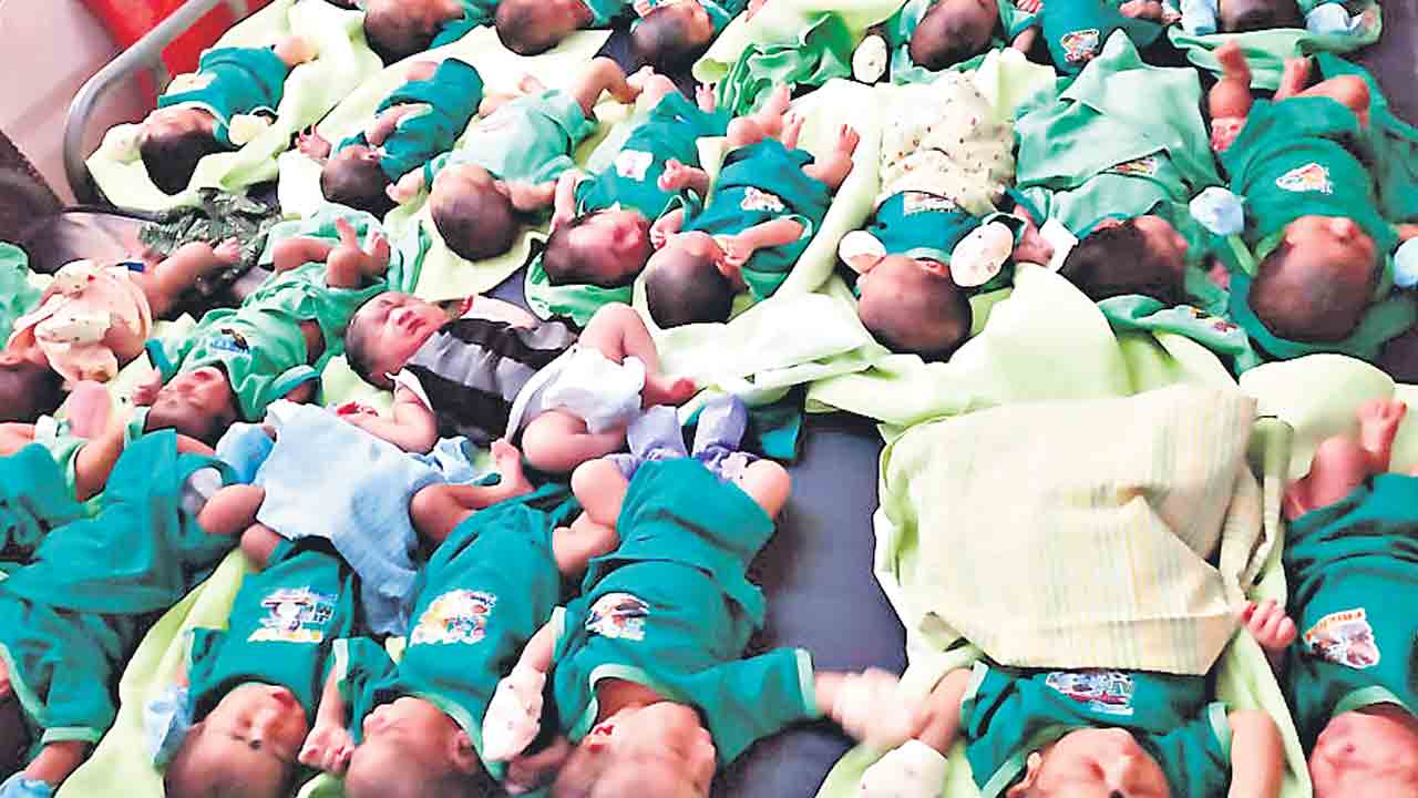 ఒకేరోజు 32 కాన్పులు