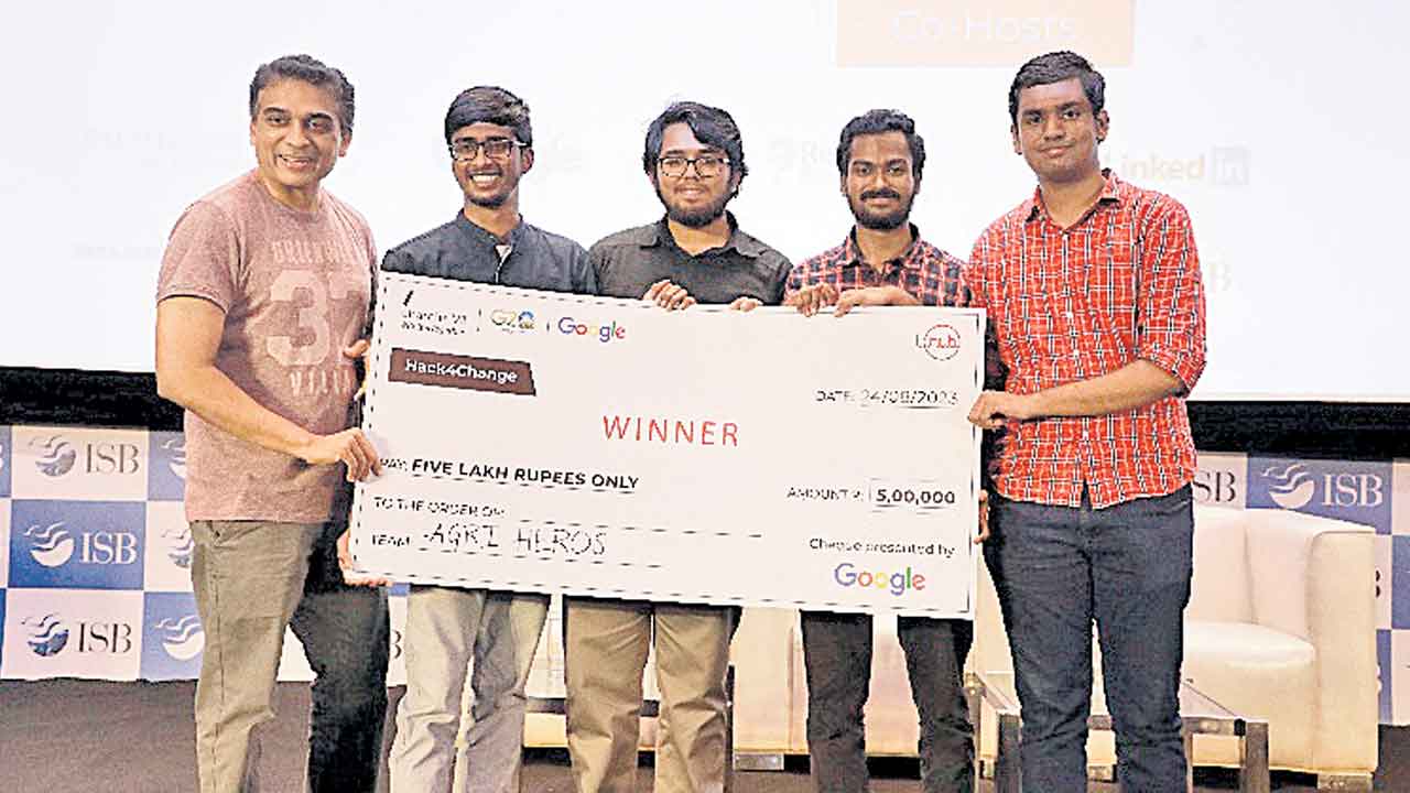 జీ20 హ్యాకథాన్‌లో అగ్రిహీరోస్‌ ప్రతిభ