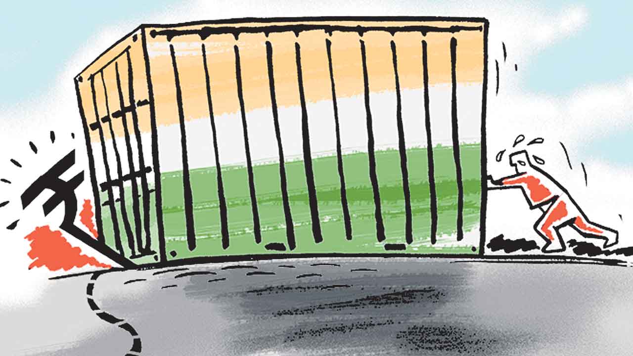 International business |  నిస్తేజంలో దేశీయ విదేశీ వాణిజ్యం.. ఈ ఏడాది తొలి ఆరు నెలల్లో 2.5 శాతం డౌన్‌