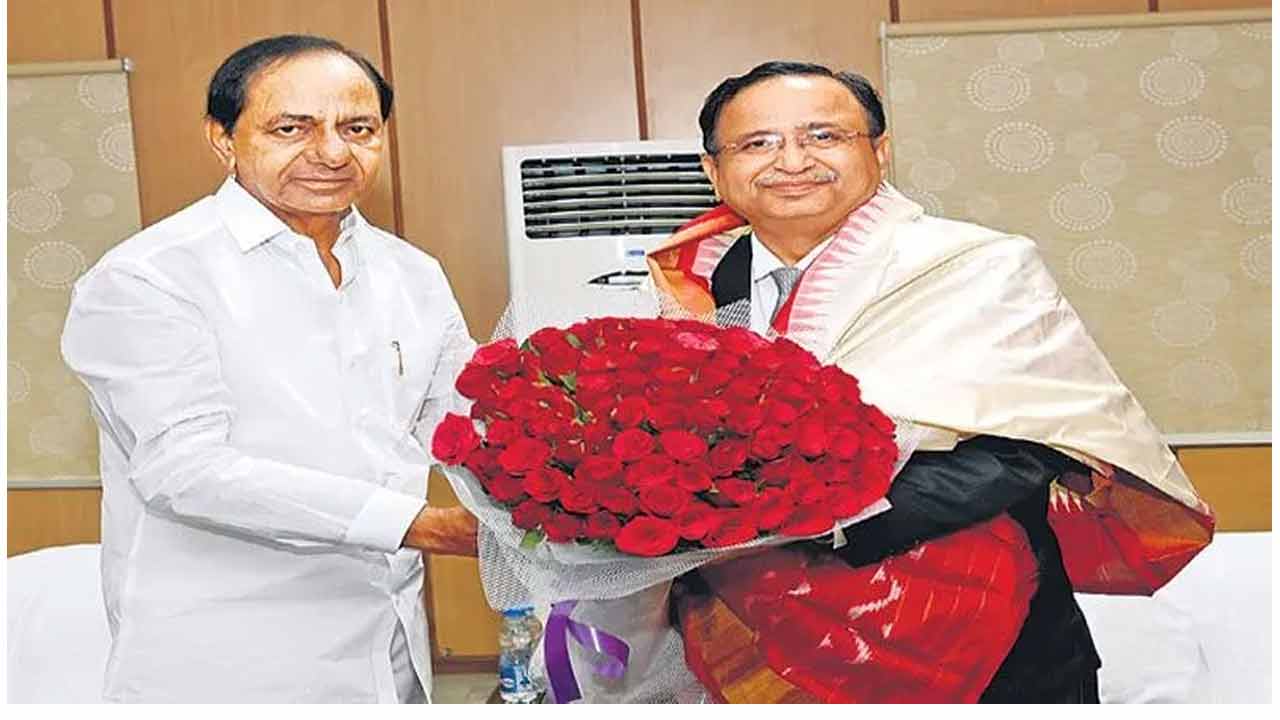 హైకోర్టు సీజేతో సీఎం కేసీఆర్‌ భేటీ