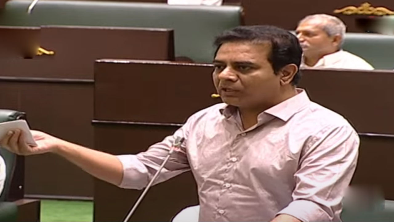 KTR | 30 రోజులు కావాల‌ని డైలాగులు.. కానీ 30 నిమిషాలు కూర్చునే ఓపిక లేదు.. అసెంబ్లీలో ప్ర‌తిప‌క్షాల‌పై కేటీఆర్ ఫైర్